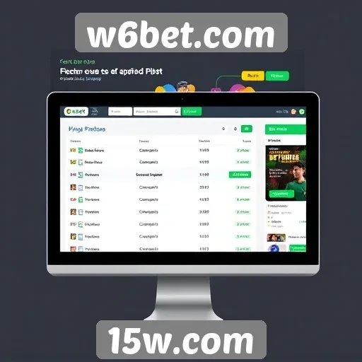 Interface do usuário no w6bet.com é intuitiva e acessível